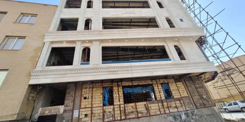 باجک دو۴ طبقه  تک واحدی دونبش سه خواب پرنورمطبخ