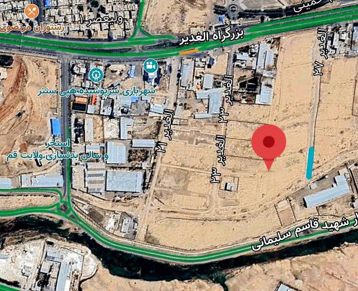 فروش  یک قطعه زمین بی‌نظیر در اوایل بلوار غدیر