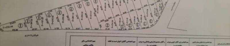 زمین دوکله ۲۴۲.۵۰ متر بر  بهاءالدینی